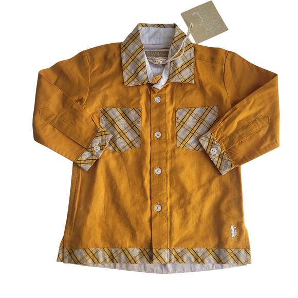 Well Dressed Wolf Mustard Yellow Shirt